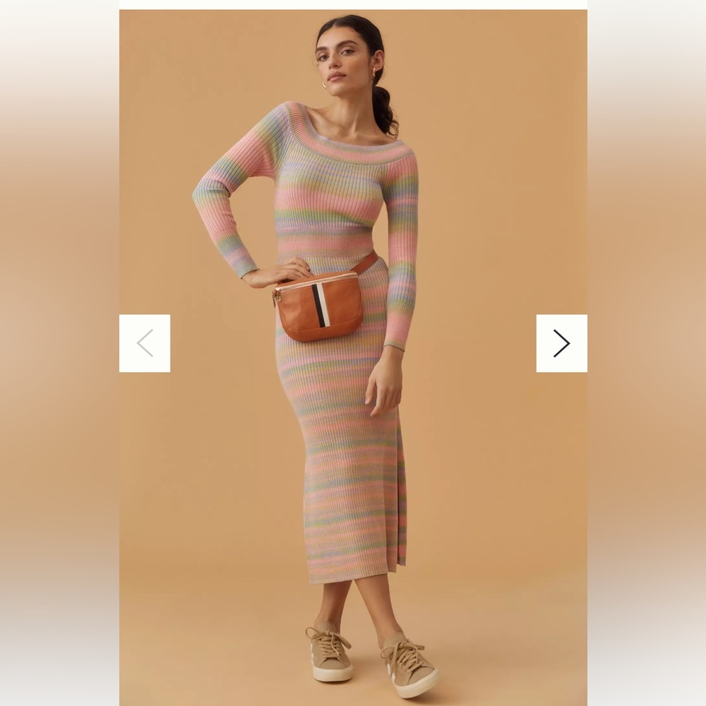 Anthropologie Daily practice sweater dress